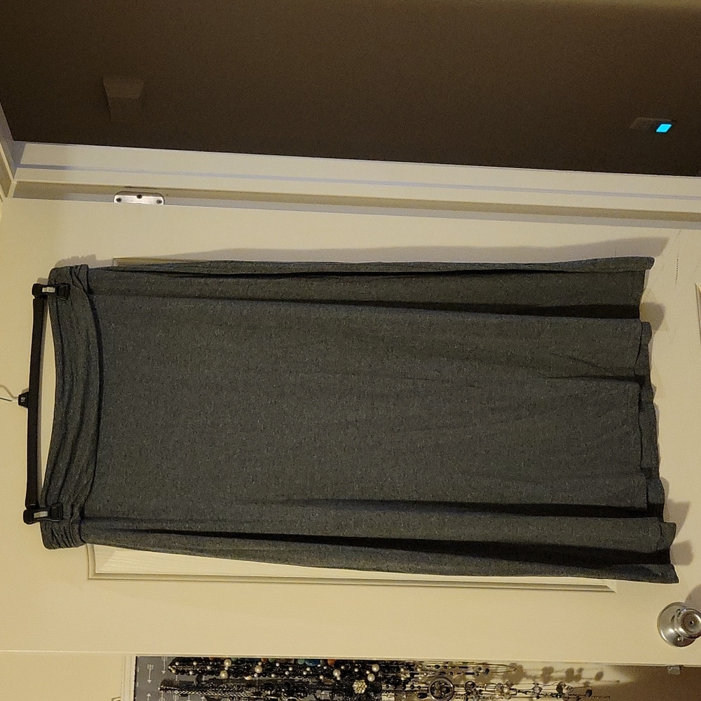 JCrew Gray Maxi Skirt